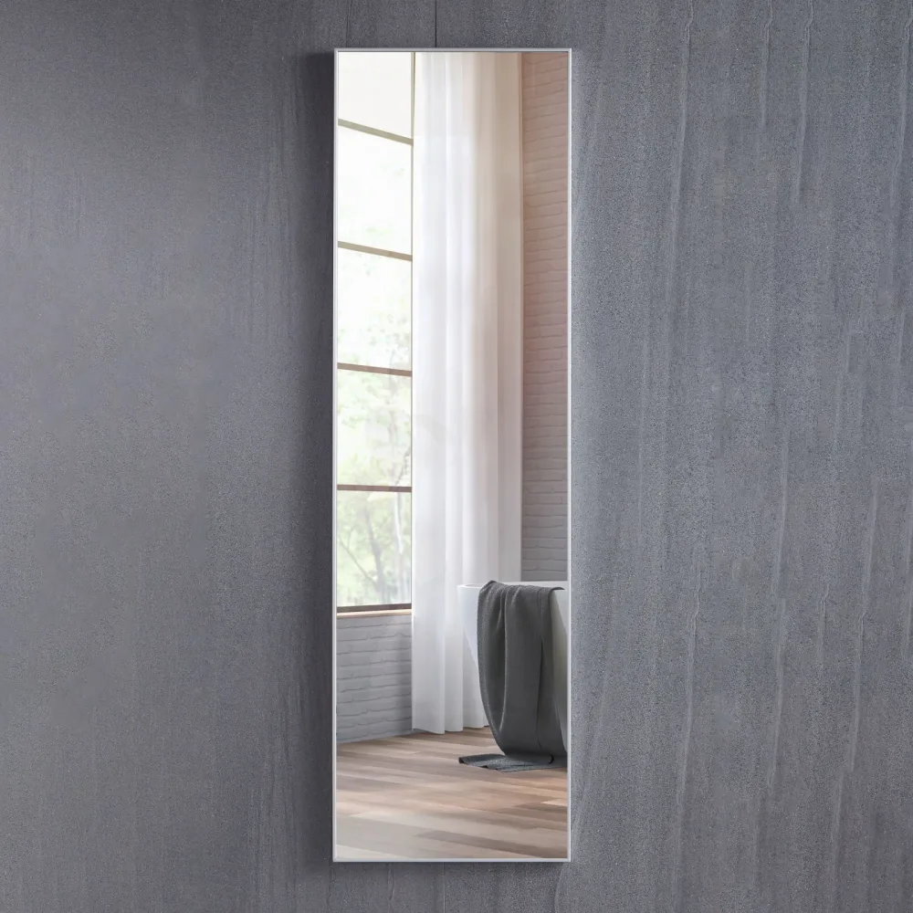 Wandspiegel 170 x 50 cm silber