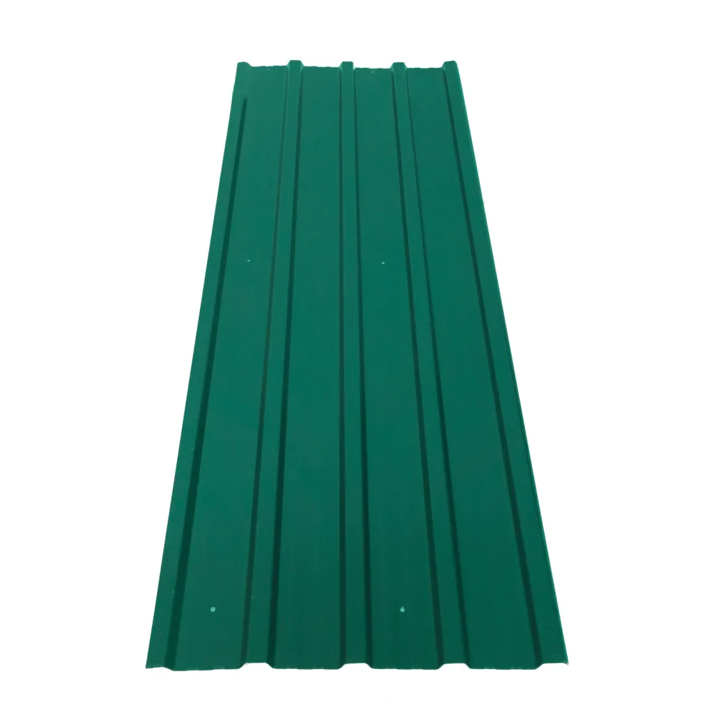 Trapezblech grün 12er Set 129 x 45 cm
