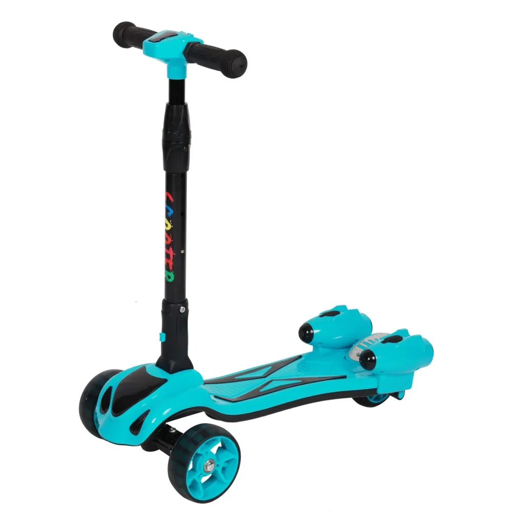Scooter LED MUSIC Kids türkis