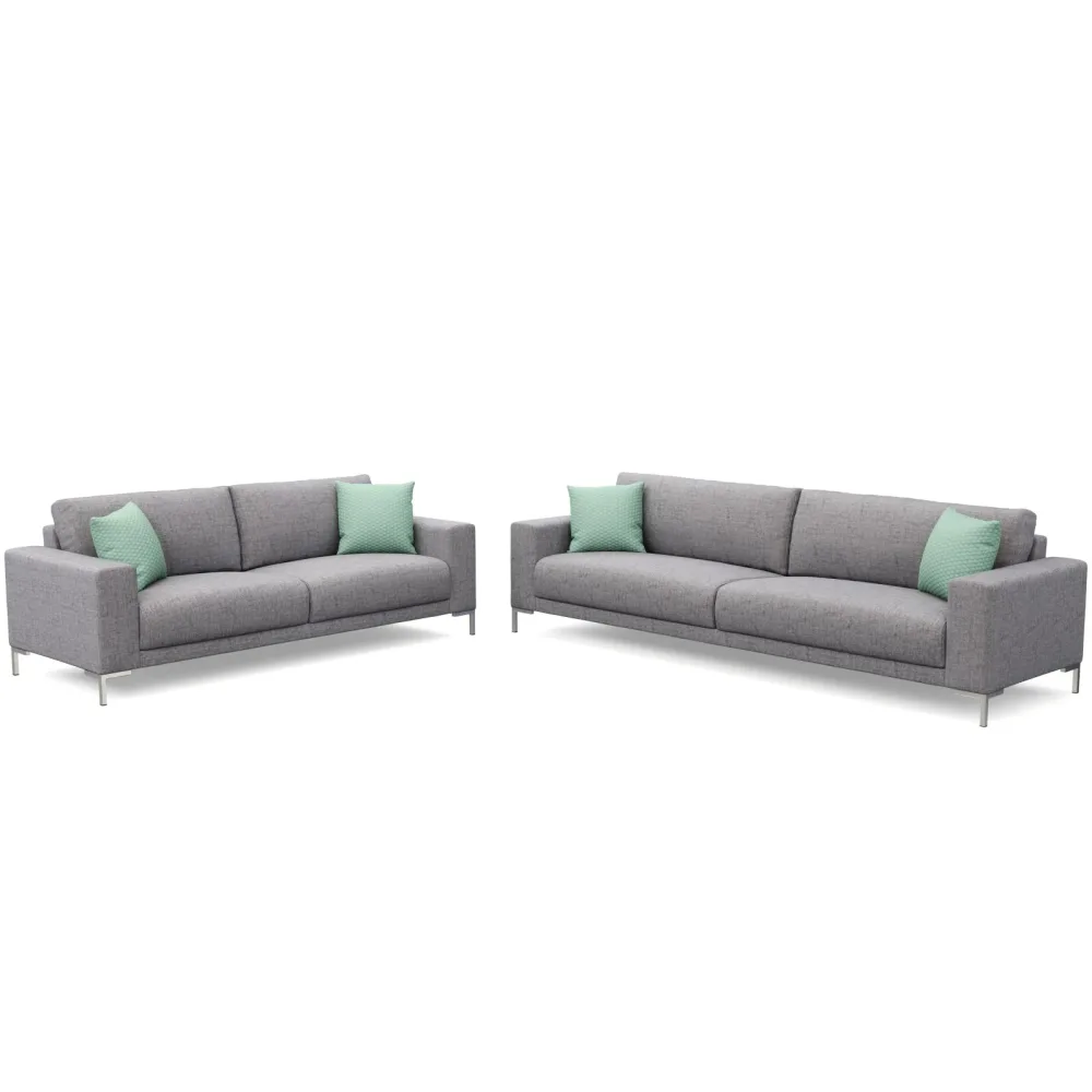 Sofa Set NOREEN grau