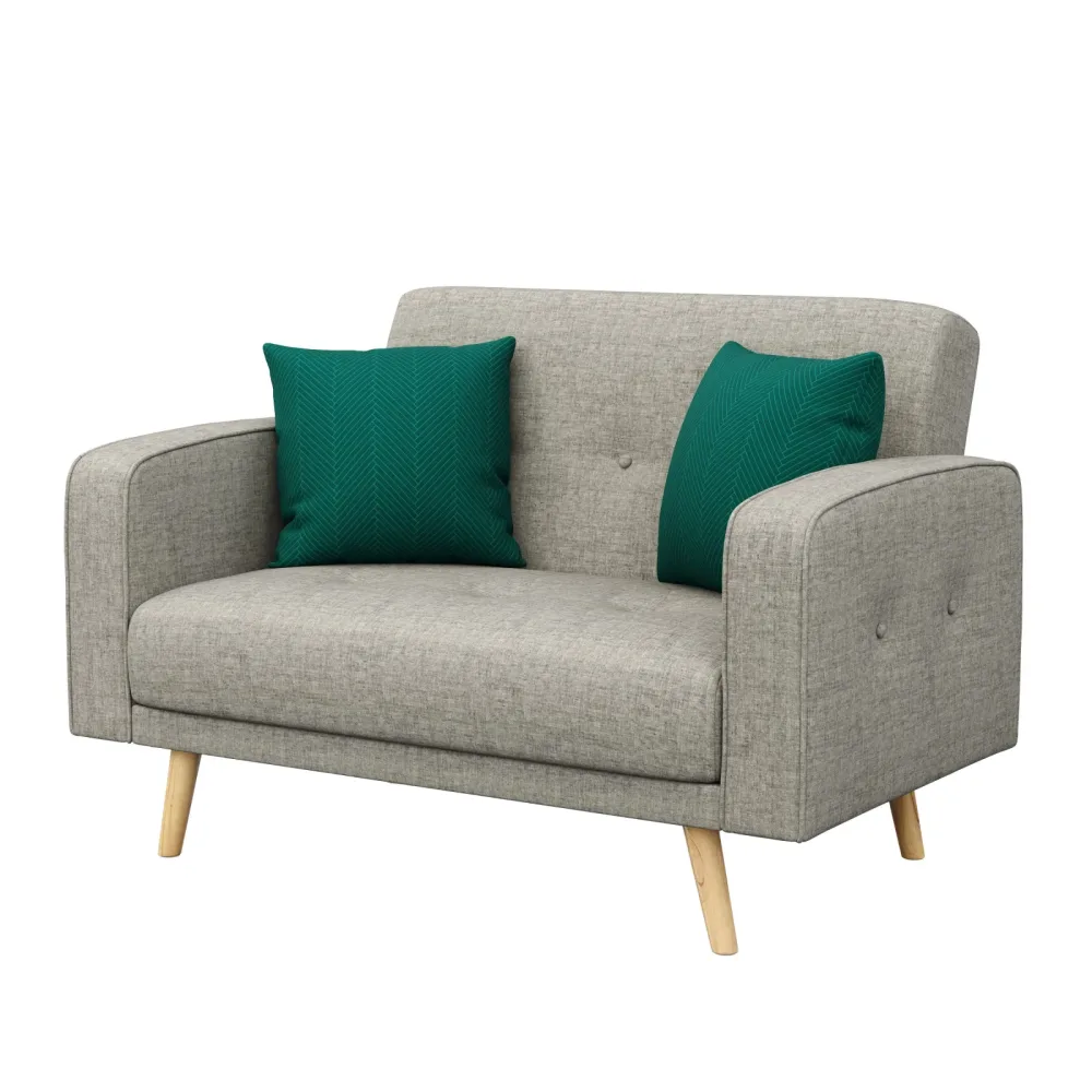 Sofa SAIDY 2-Sitzer grau