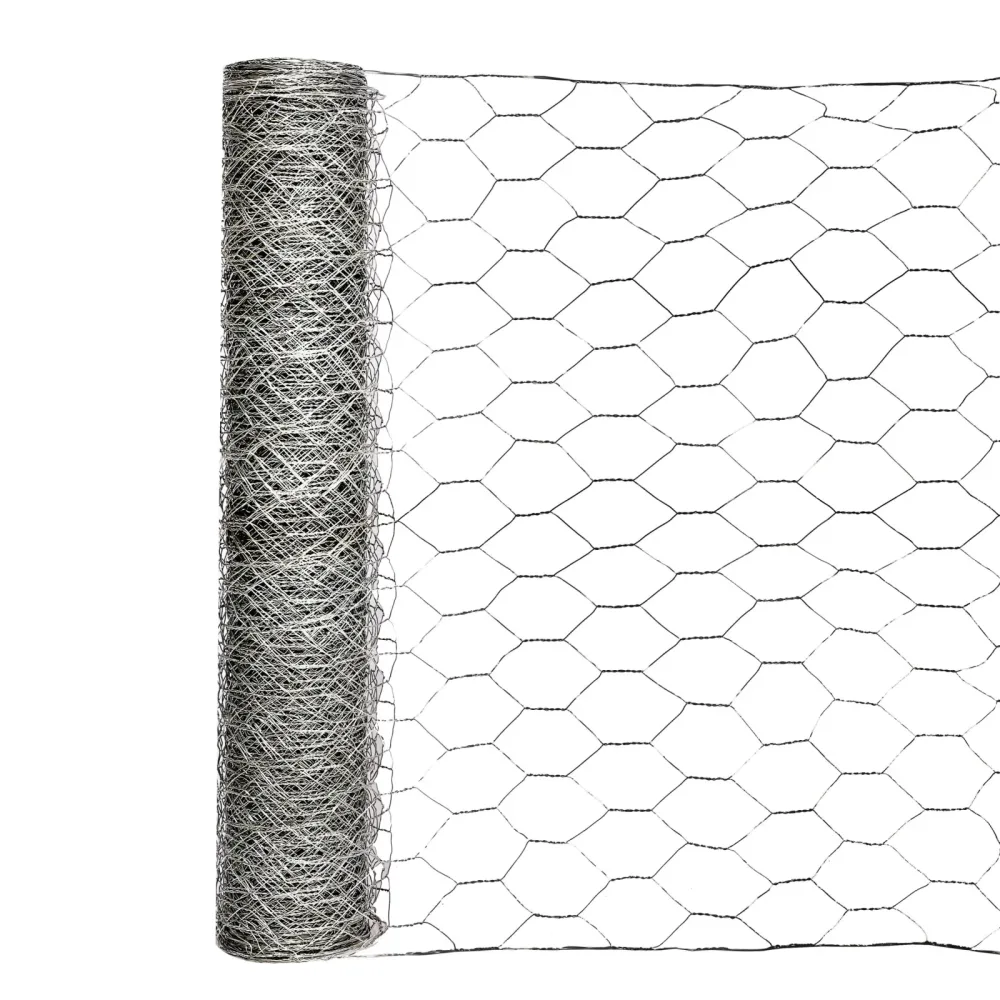 Maschendrahtzaun 3.8 cm sechseck 0.5 x 25 m
