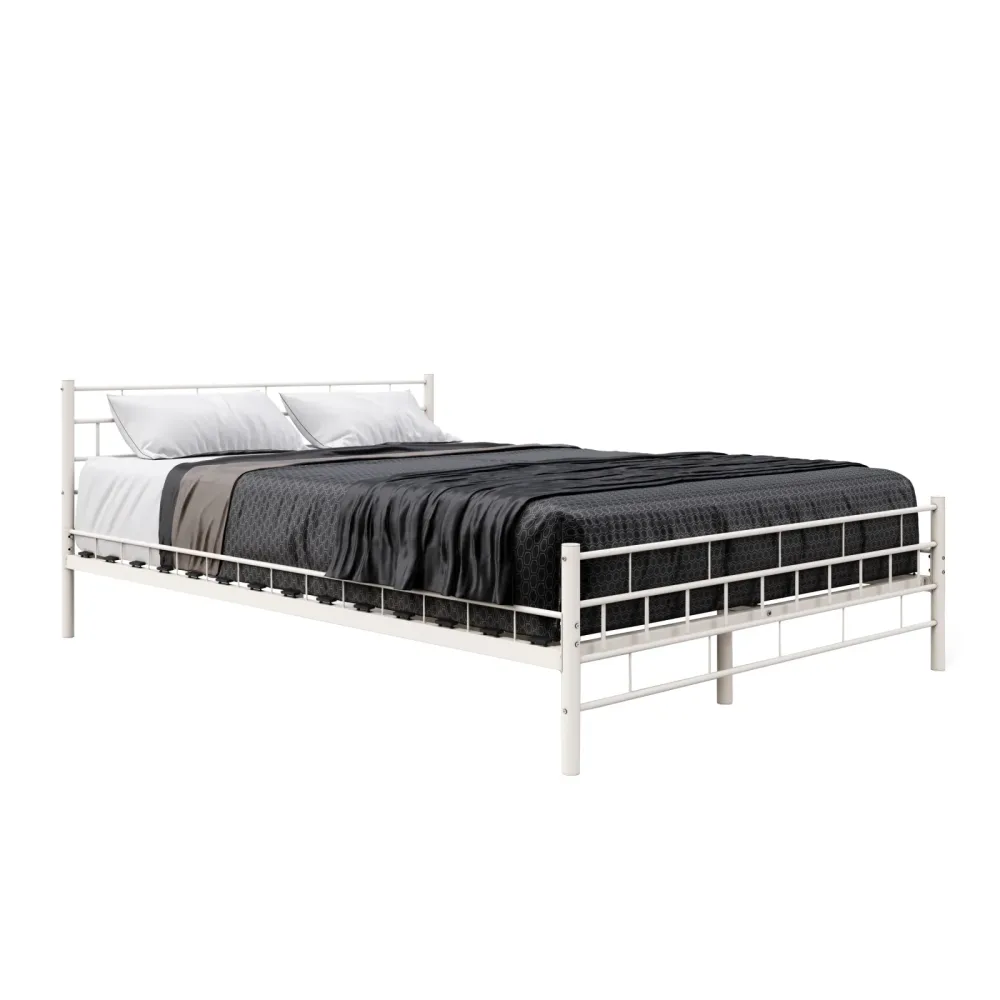 Metallbett CIEL 140 x 200 cm weiss