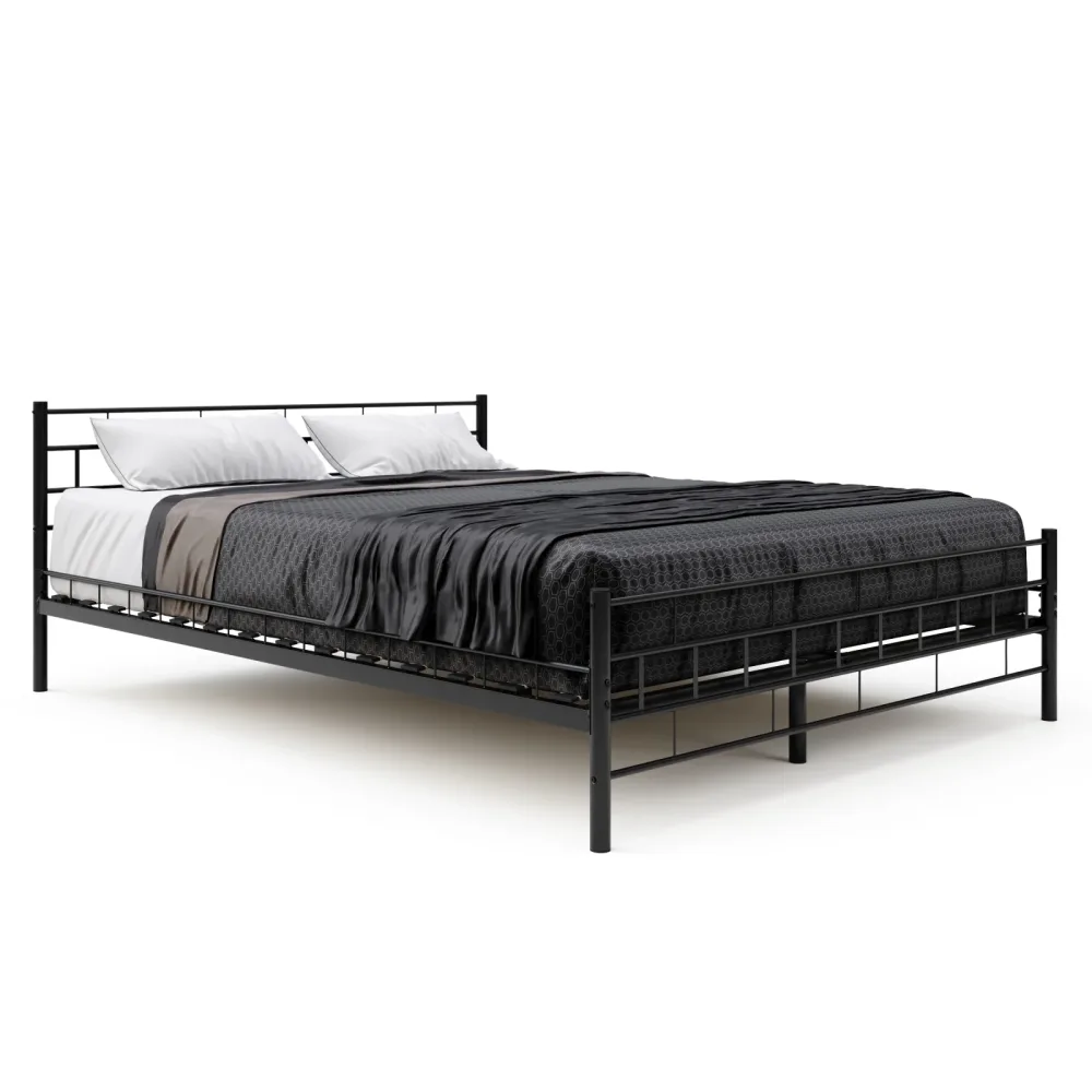 Metallbett CIEL 160 x 200 cm schwarz