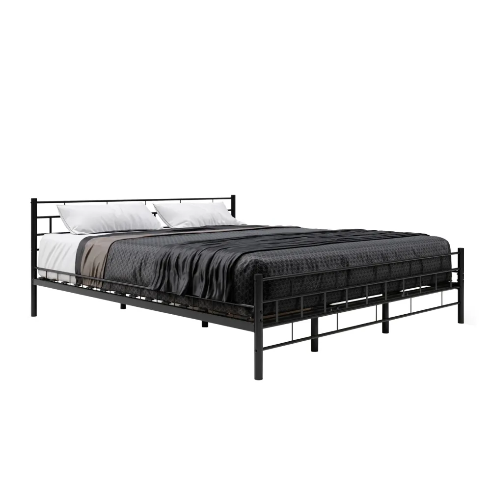 Metallbett CIEL 180 x 200 cm schwarz