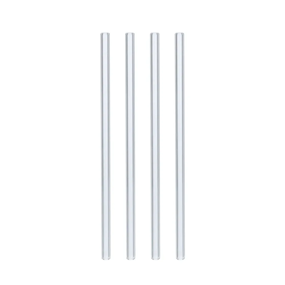 Strohhalm Glas 4er Set