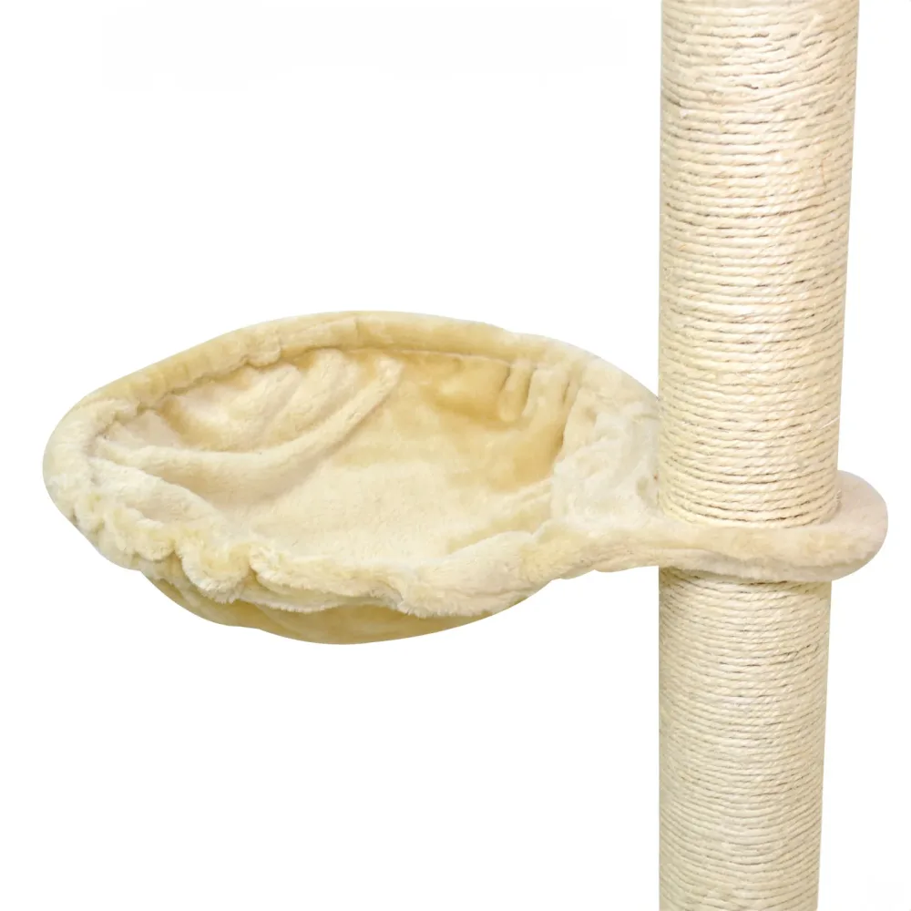 Körbchen für Katzenbaum 2er Set beige 40 cm