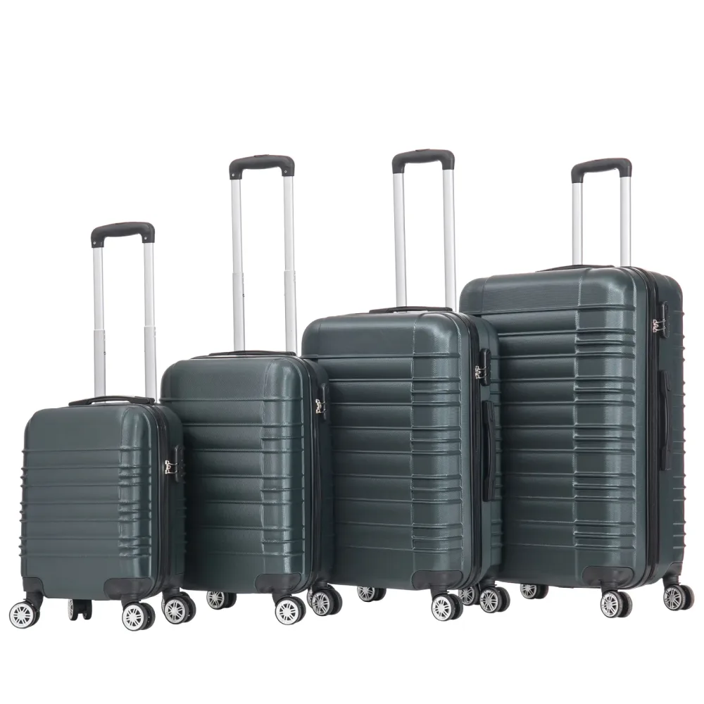 Reisekoffer Hartschalenkoffer AVA 4er Set smaragd