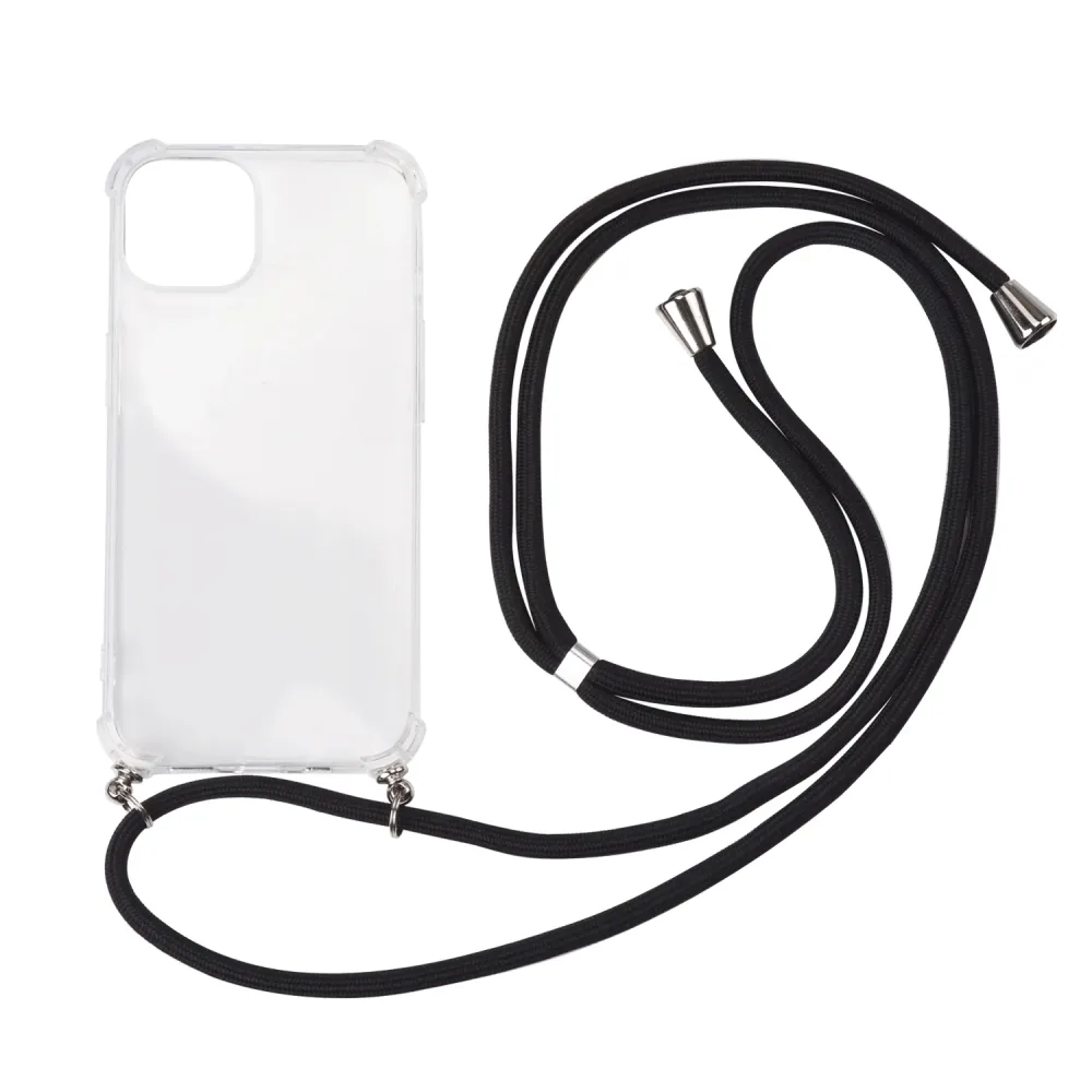 Schutzhülle mit Band iPhone 13 transparent