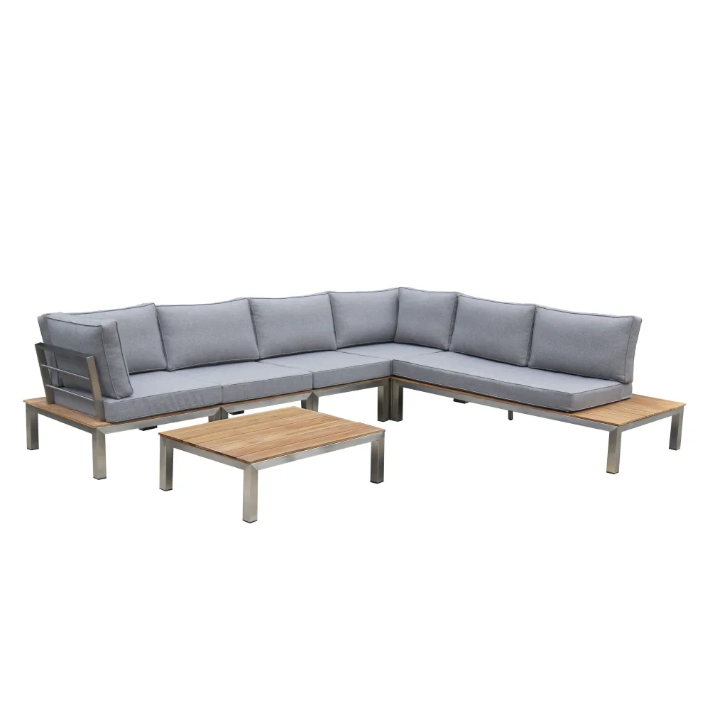 Lounge PORTOFINO 6-Sitzer grau