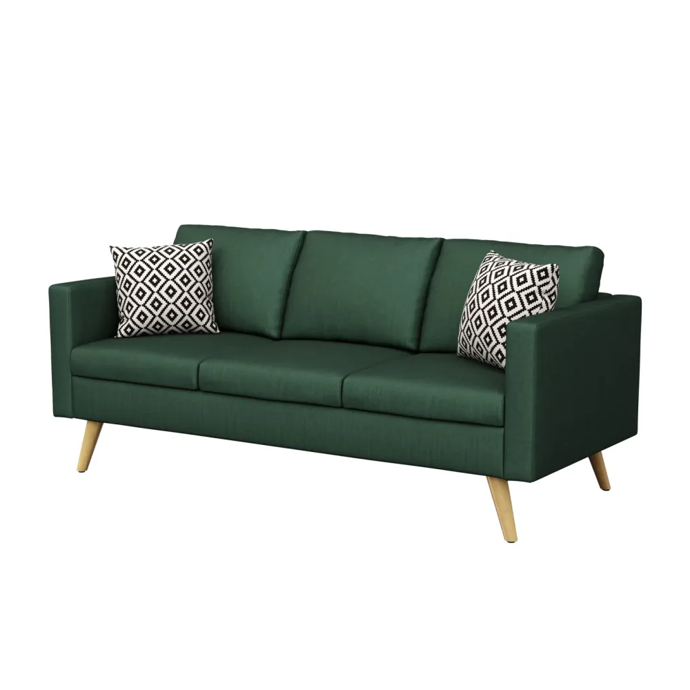 Sofa BLAIR 3-Sitzer dunkelgrün