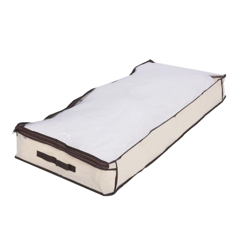 Aufbewahrungsbox Unterbettbox beige