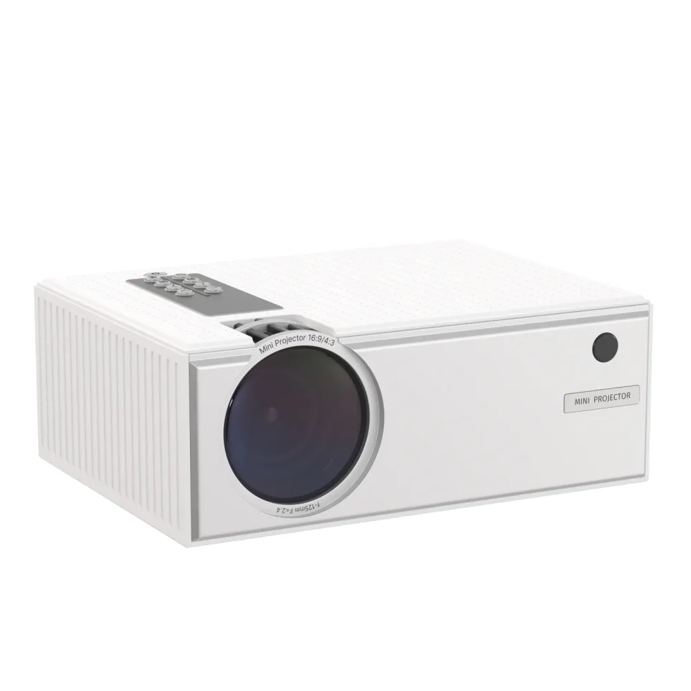 Beamer HD Projektor weiss