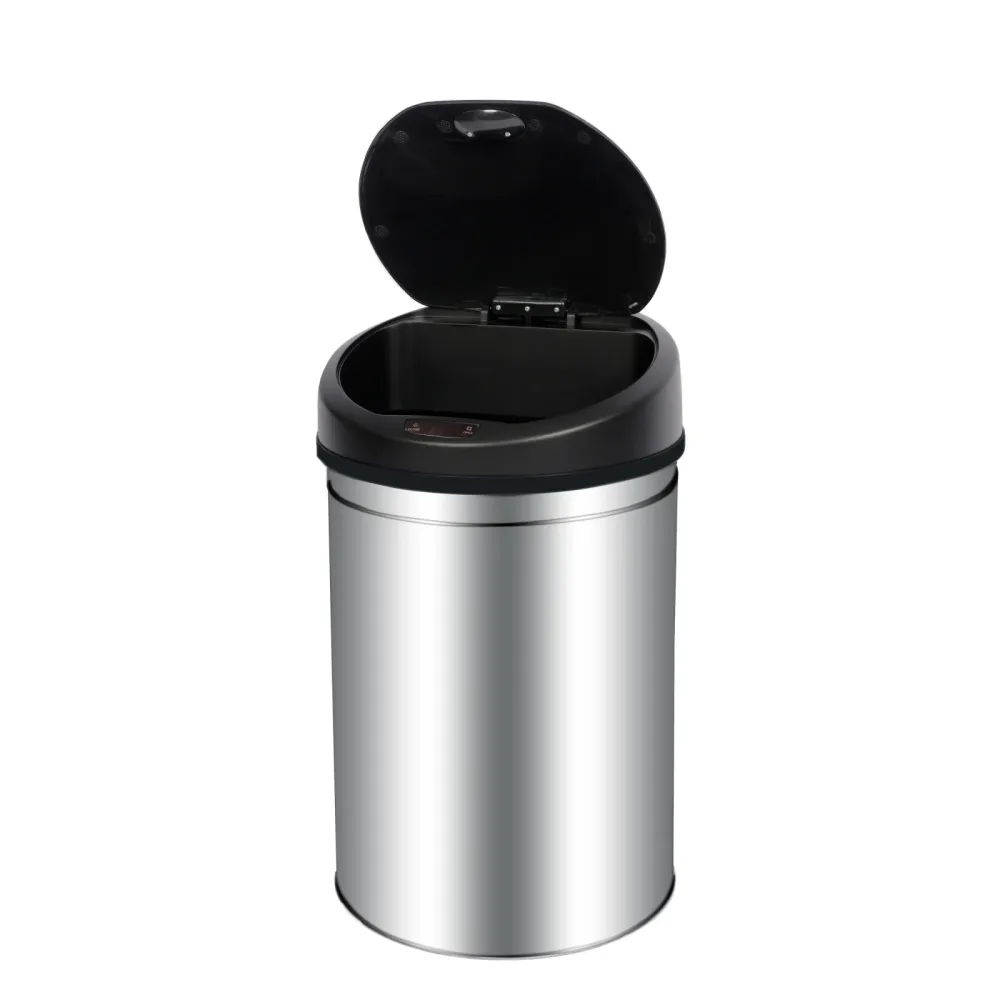 Abfalleimer mit Sensor 30L chrom
