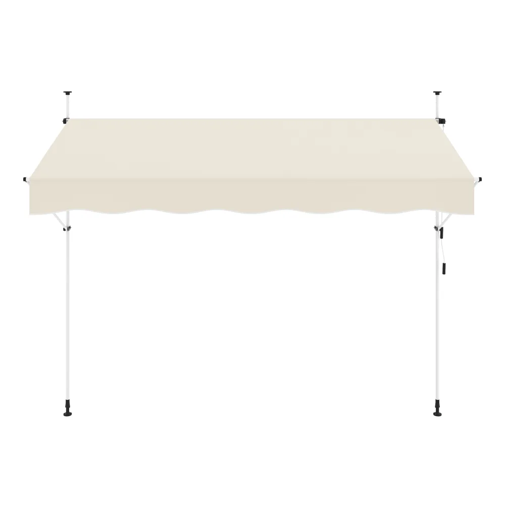 Balkonmarkise 350 x 120 cm beige