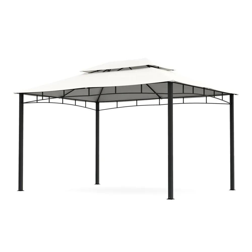 Gartenpavillon GAZ 4 x 3 m beige