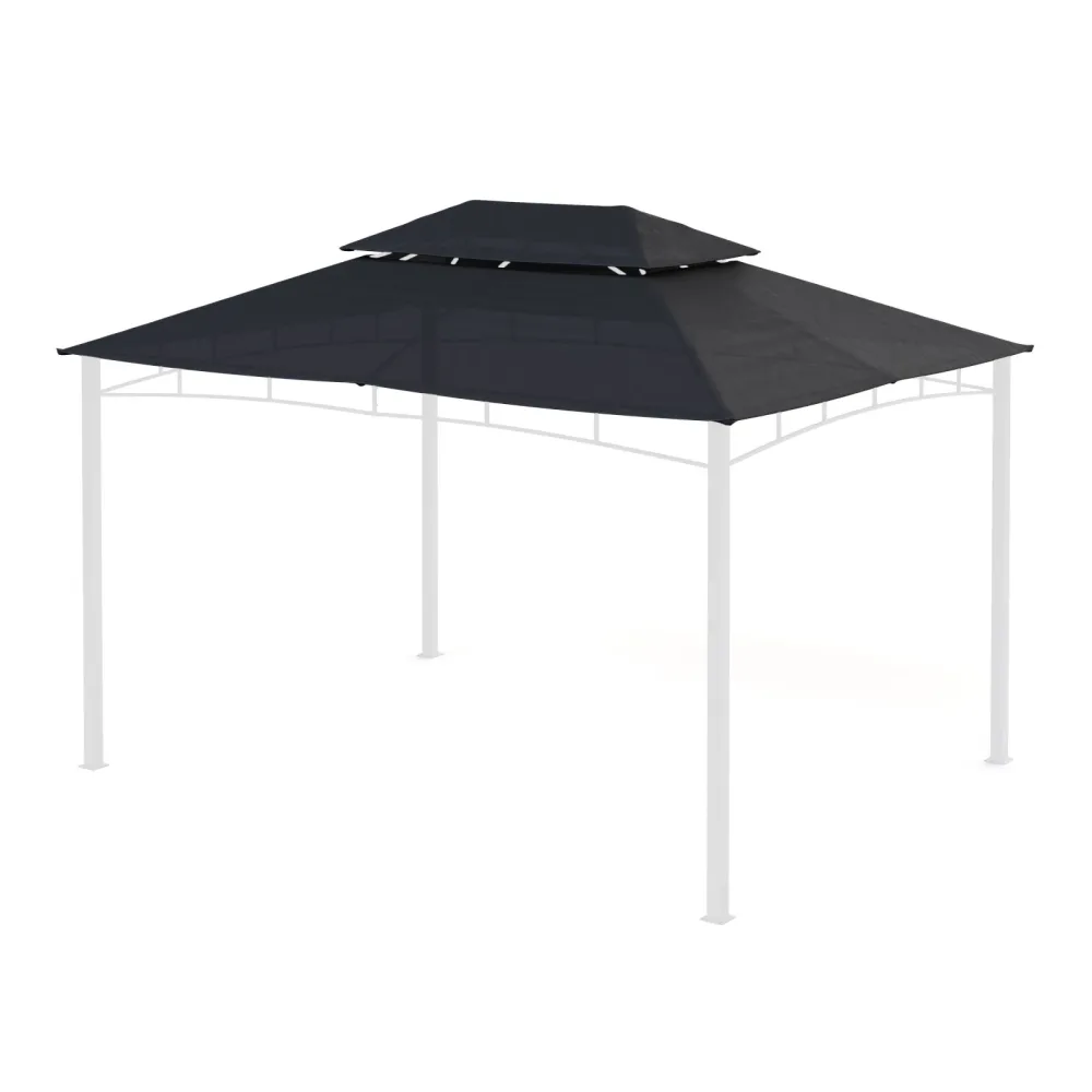 Dach Gartenpavillon GAZ 4 x 3 m anthrazit