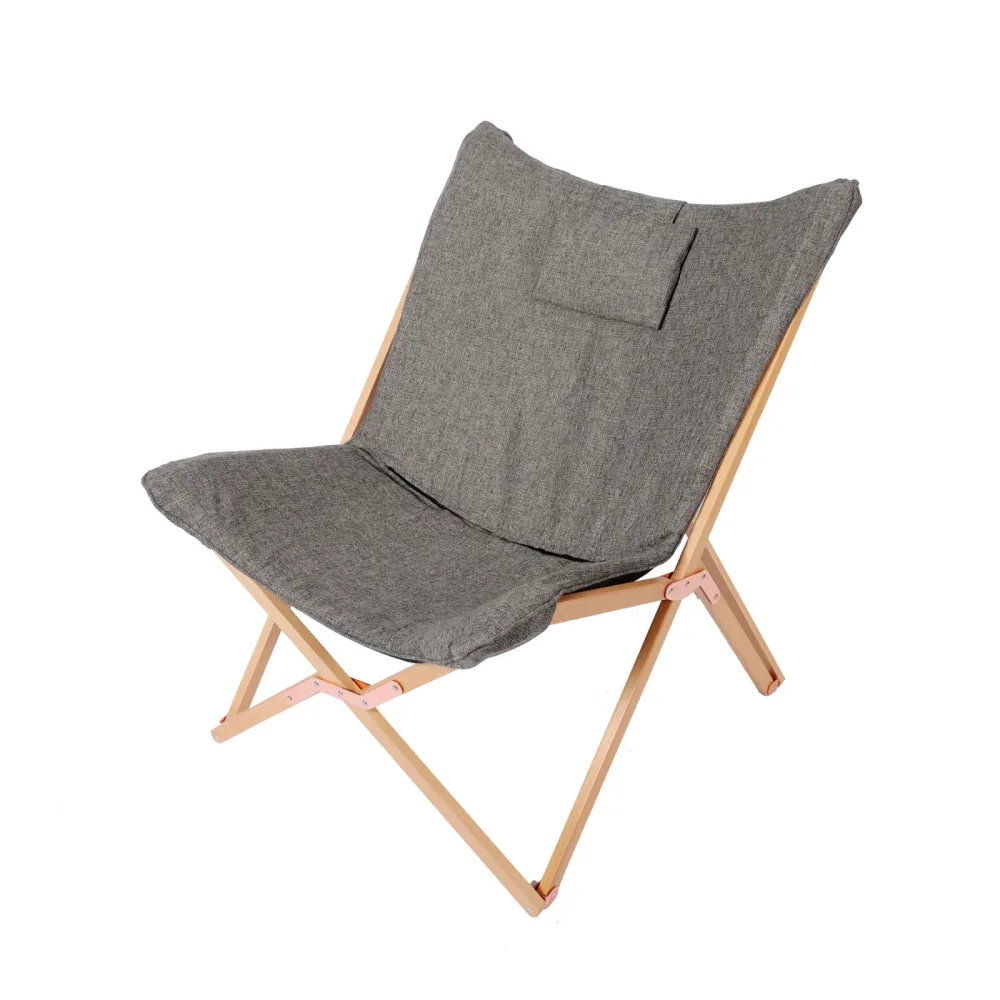 Butterfly Sessel Holz grau