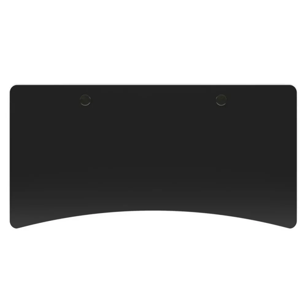 Tischplatte Stehpult mit Kabeldurchlass schwarz 200 x 92 cm
