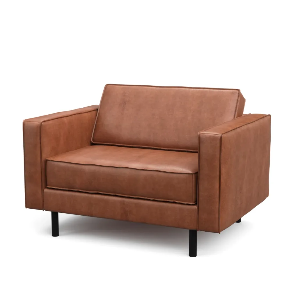Sessel Leder DUKE braun