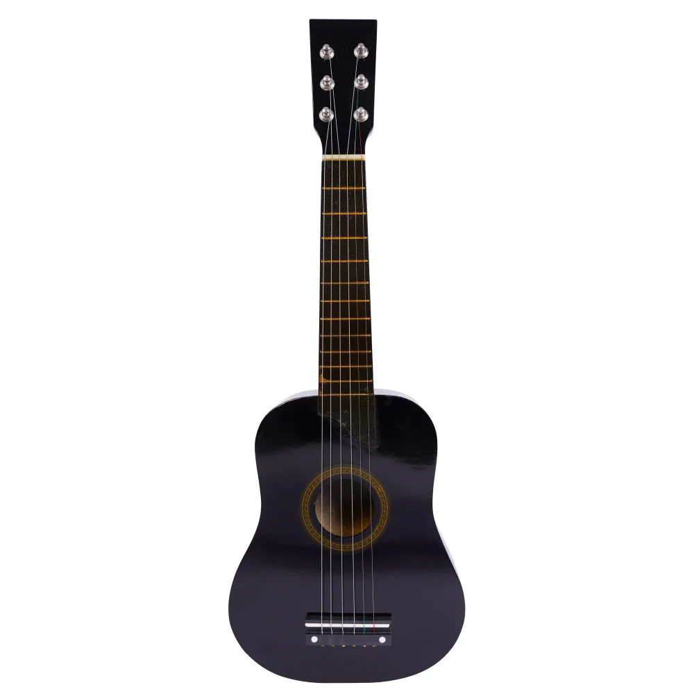 Kindergitarre akustisch schwarz