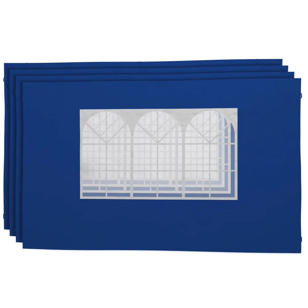 Seitenwände für Faltpavillon MELODY blau 4 Stk.