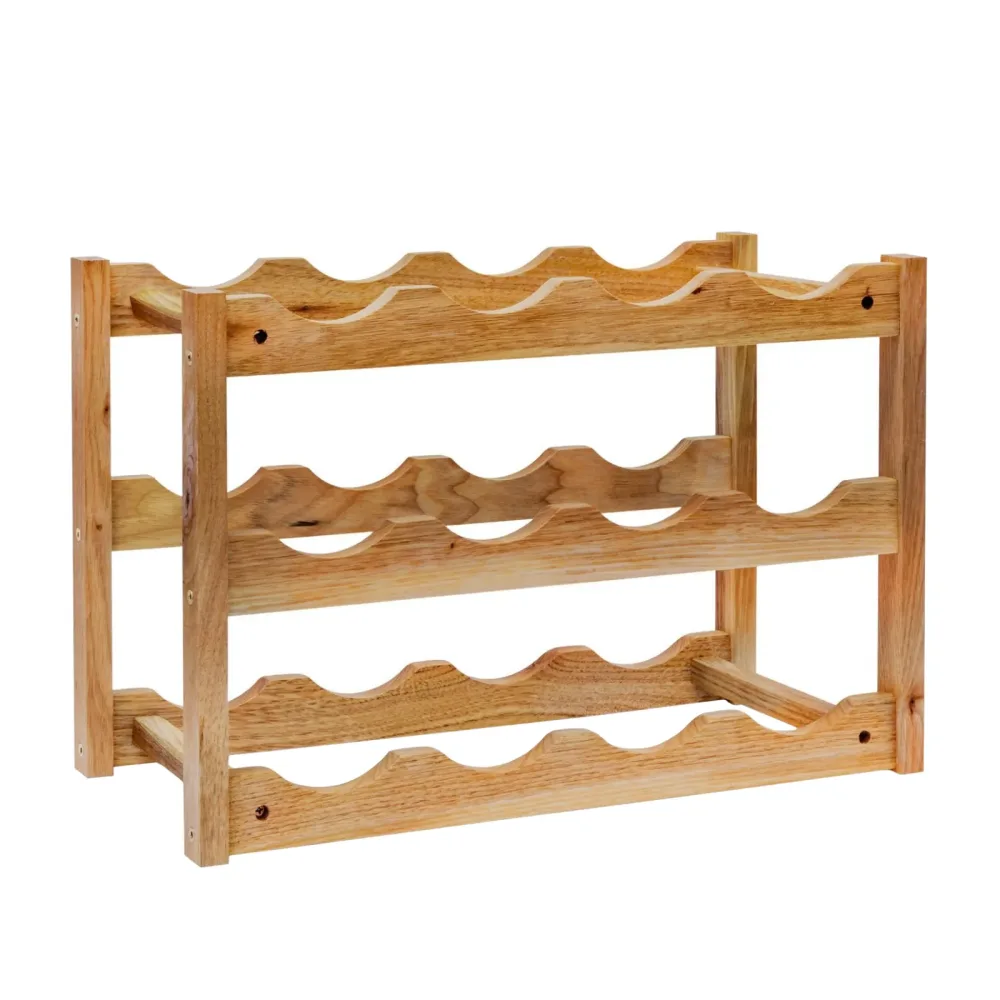 Weinregal Holz für 12 Flaschen