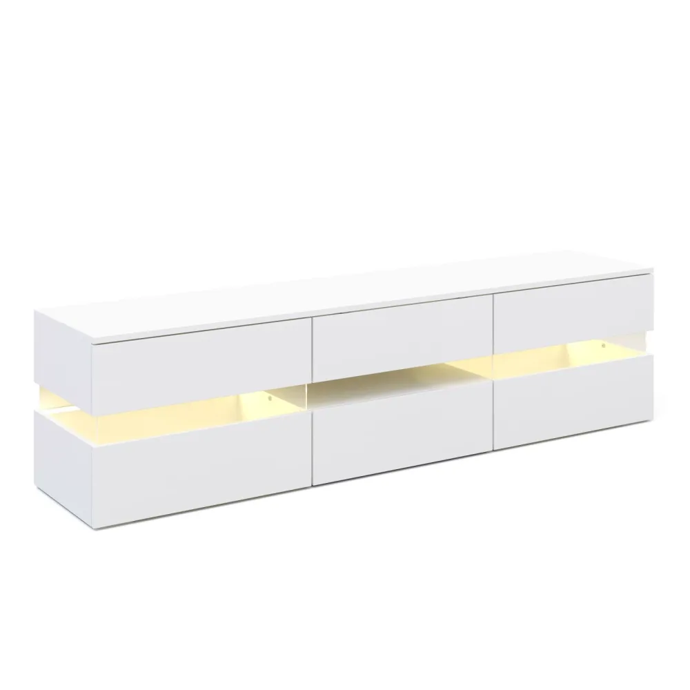 TV Möbel LED PALA weiss