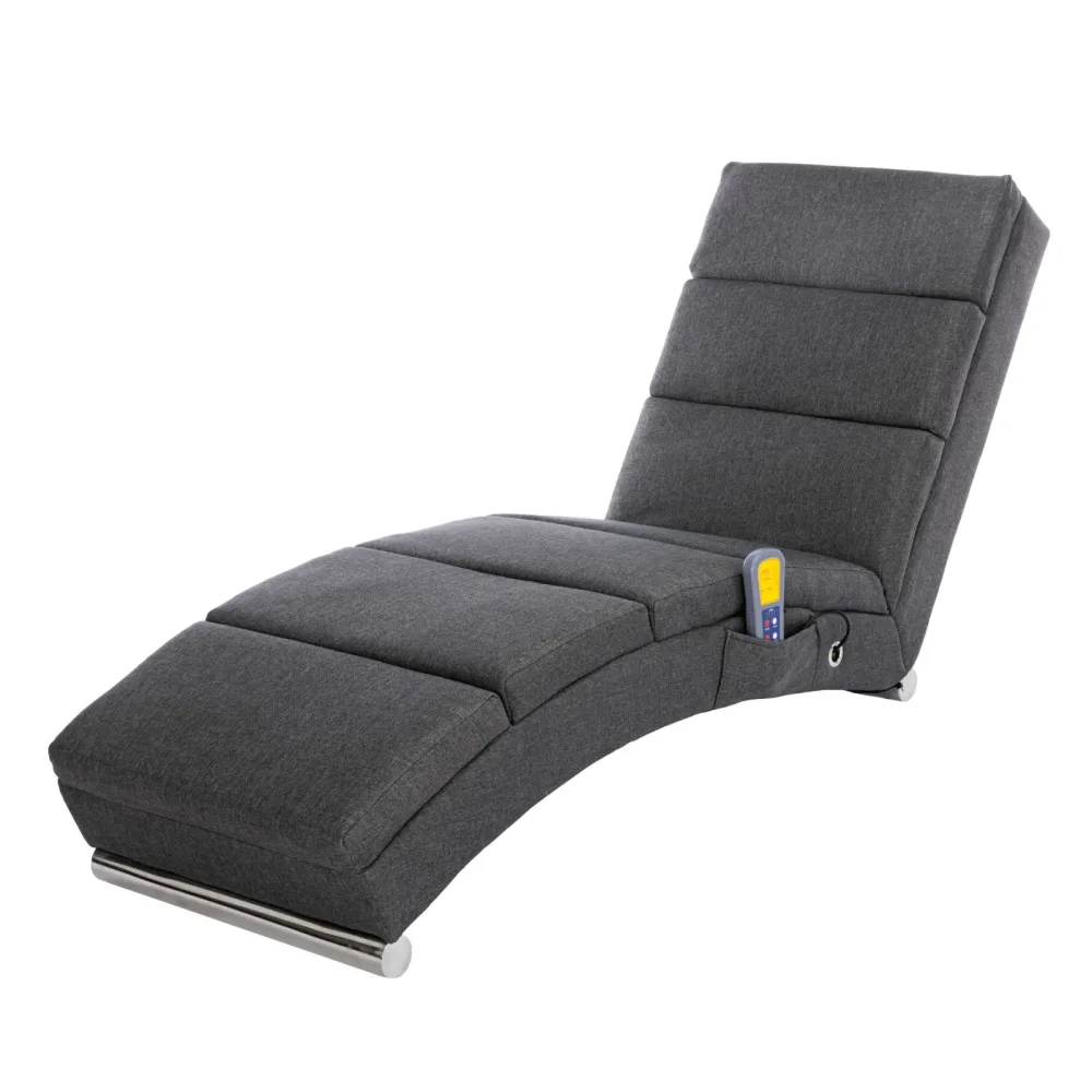 Relaxliege mit Massagefunktion anthrazit