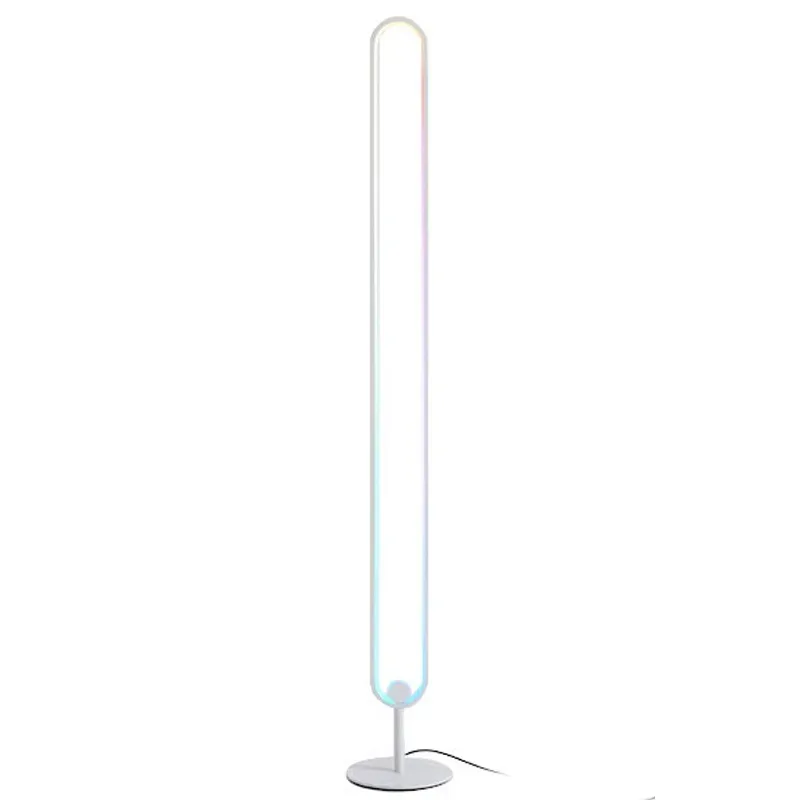LED RGB Stehlampe LEANO weiss