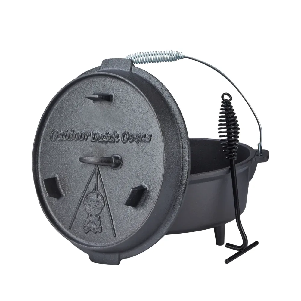 Dutch Oven Set 9L mit Standfüssen