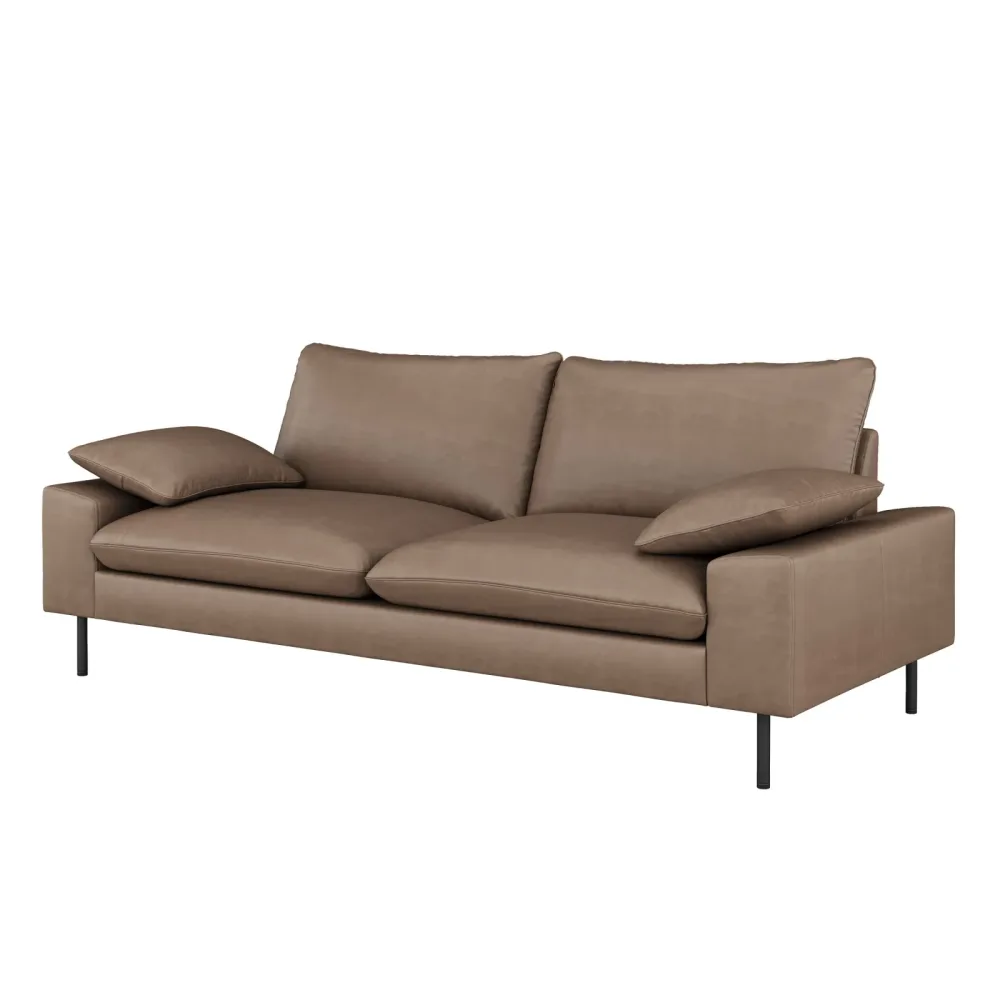 Sofa Leder ADELE braun