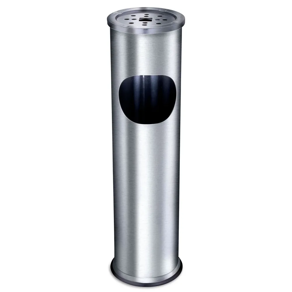 Abfalleimer mit Aschenbecher 8L