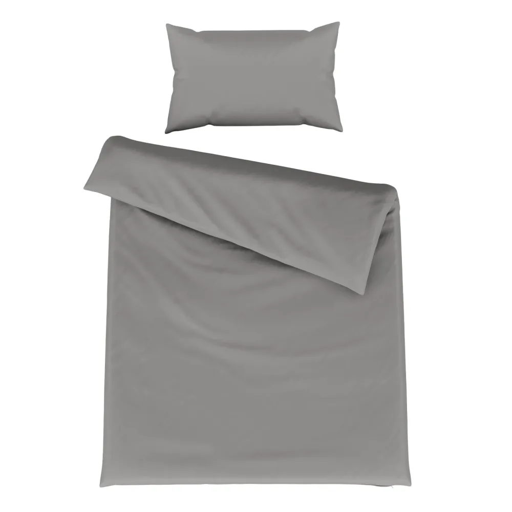 Bettwäsche Set 65 x 100 cm + 160 x 210 cm anthrazit