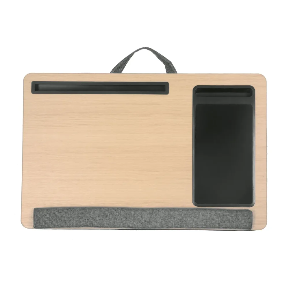 Laptoptisch multifunktional nature/grau