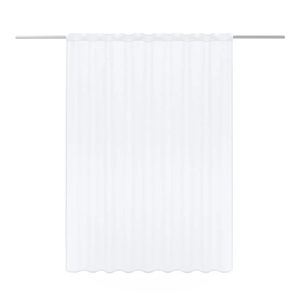 Vorhang halbtransparent weiss 240 x 240 cm