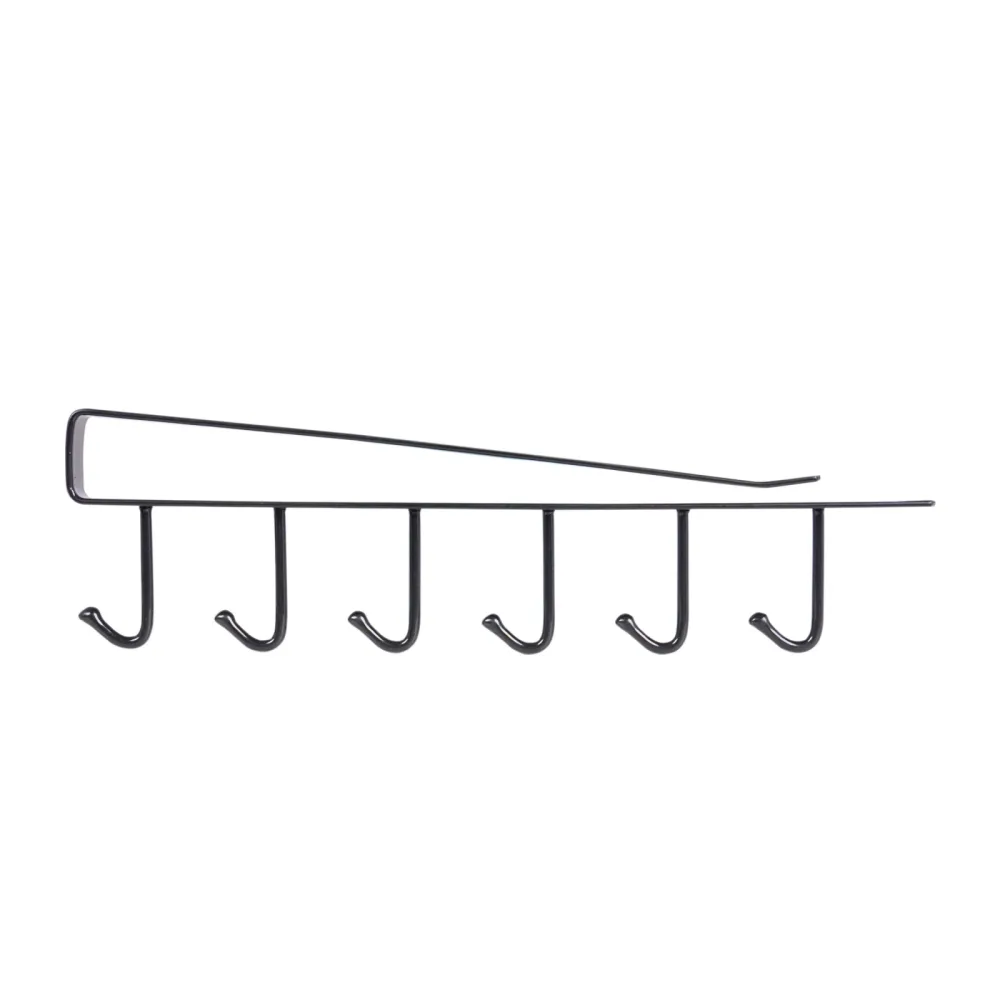 Schrankeinsatz Tassenhalter schwarz