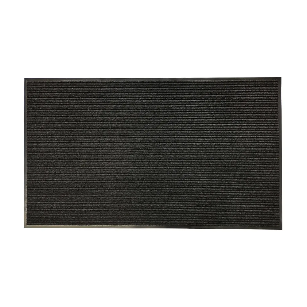 Fussmatte 150 x 90 cm schwarz
