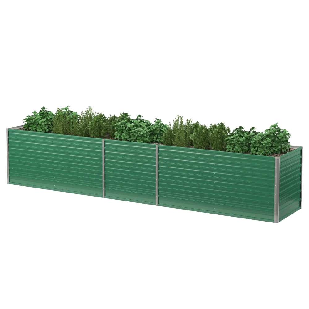 Hochbeet Stahl 400 x 80 x 77 cm
