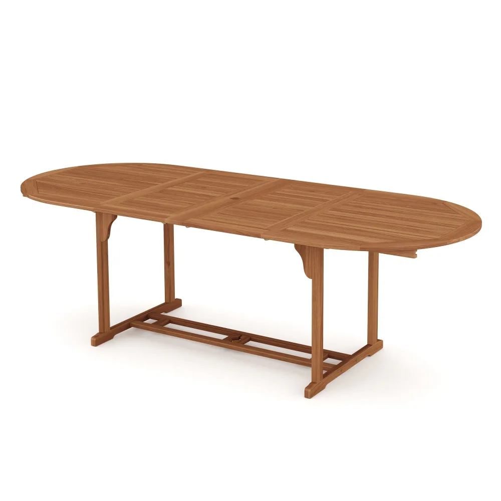 Gartentisch Holz ausziehbar CAMBRILS 160/240 x 100 cm