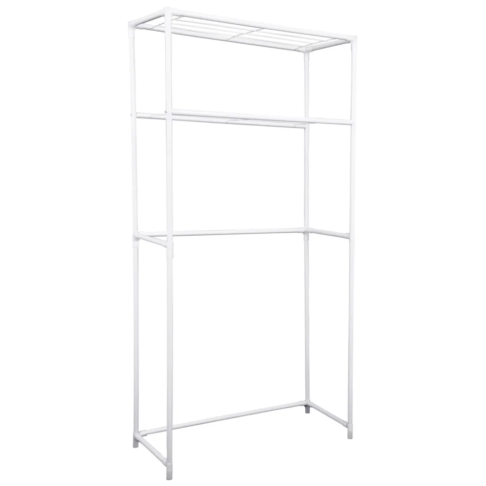 Badezimmerregal 68 x 28 x 134 cm weiss