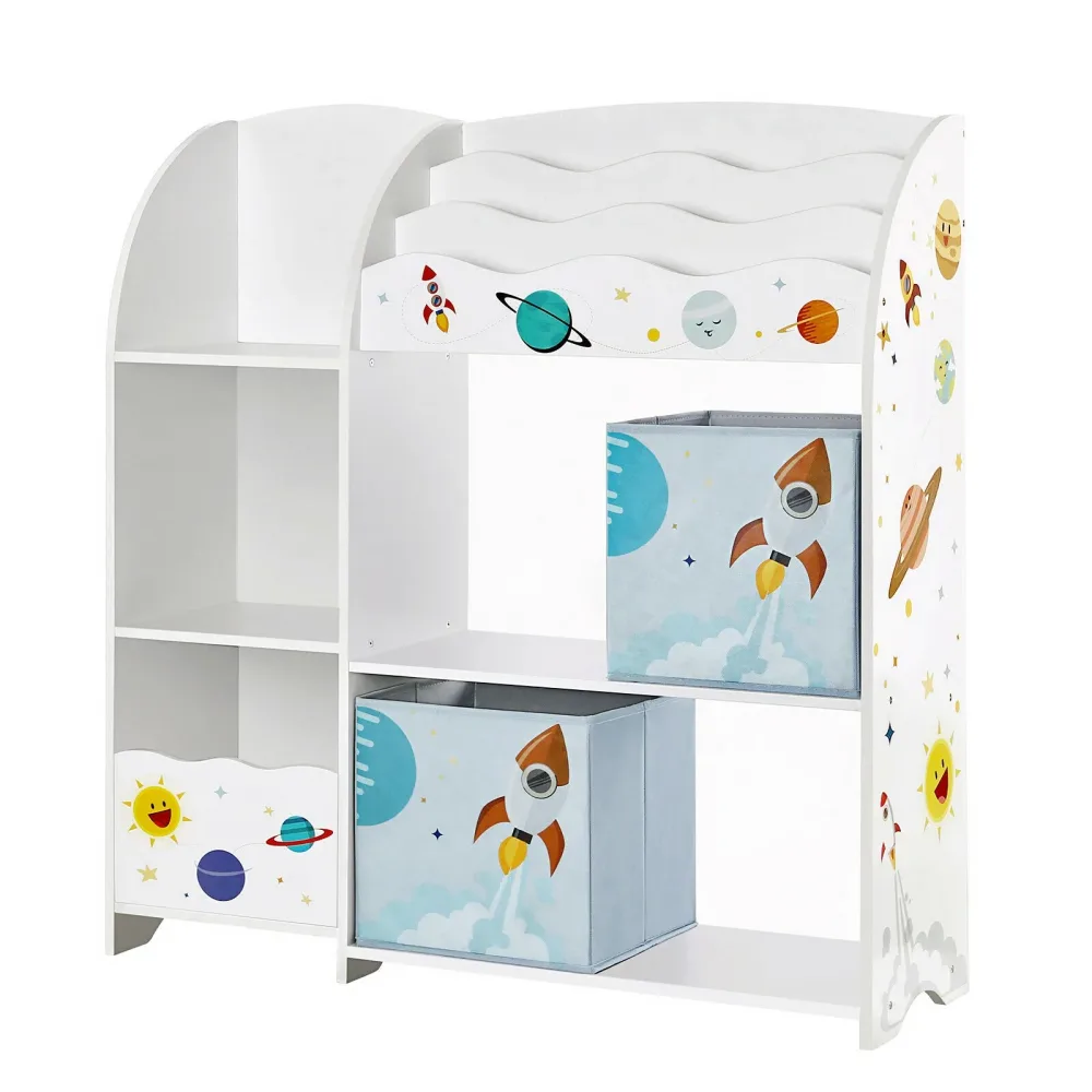 Spielzeugregal Kinderzimmer TINO weiss