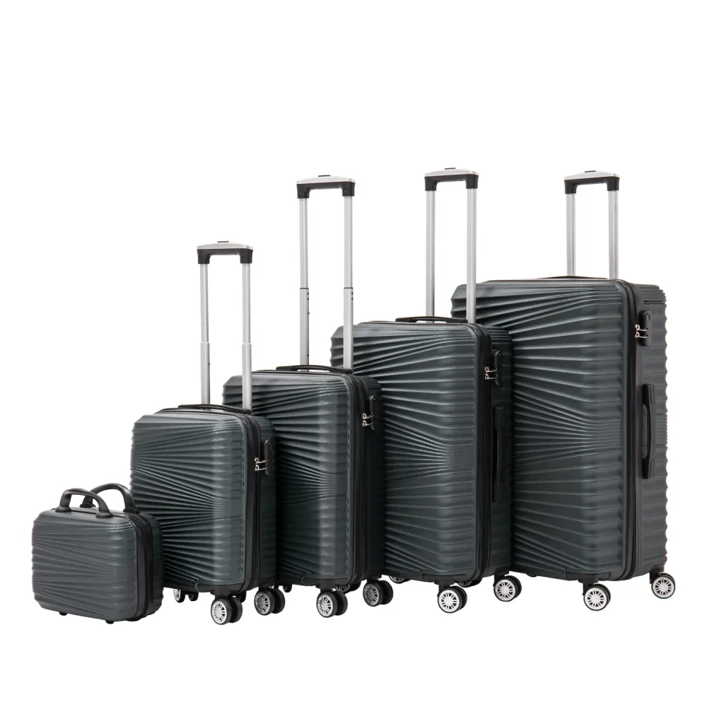 Reisekoffer Hartschalenkoffer NIA 5er Set smaragd