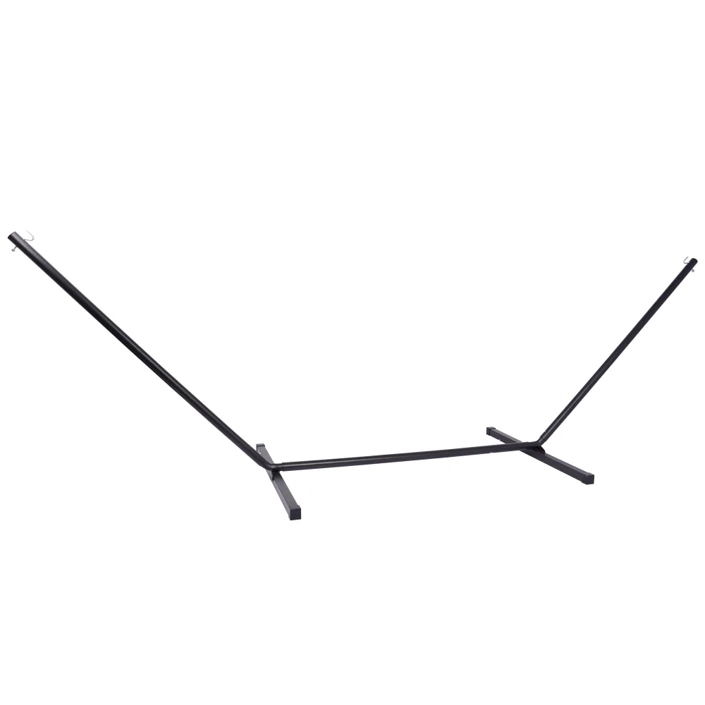 Gestell für Hängematte 360 x 115 cm schwarz