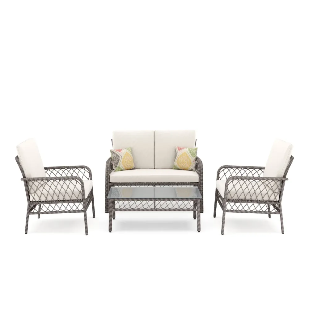 Gartenset Rattan ARIMBA beige