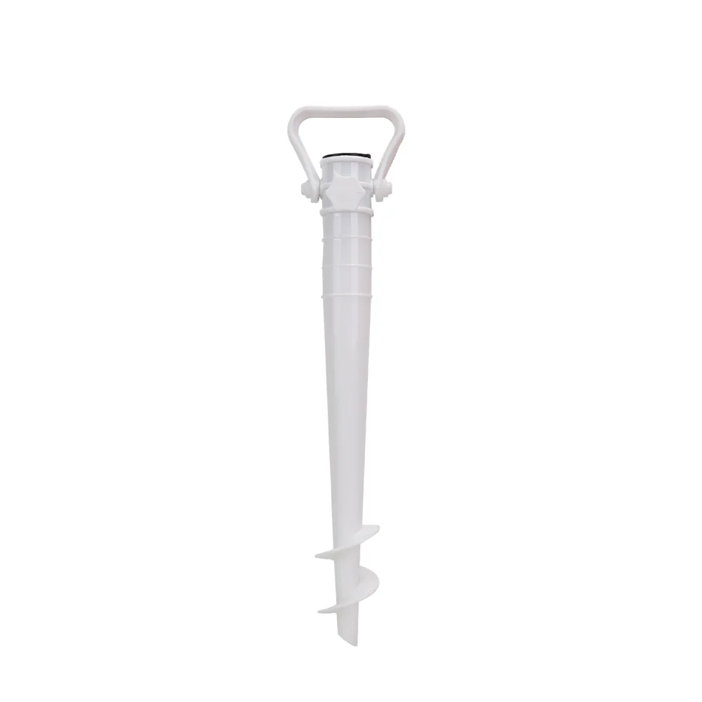 Sonnenschirmständer mit Bodendübel weiss