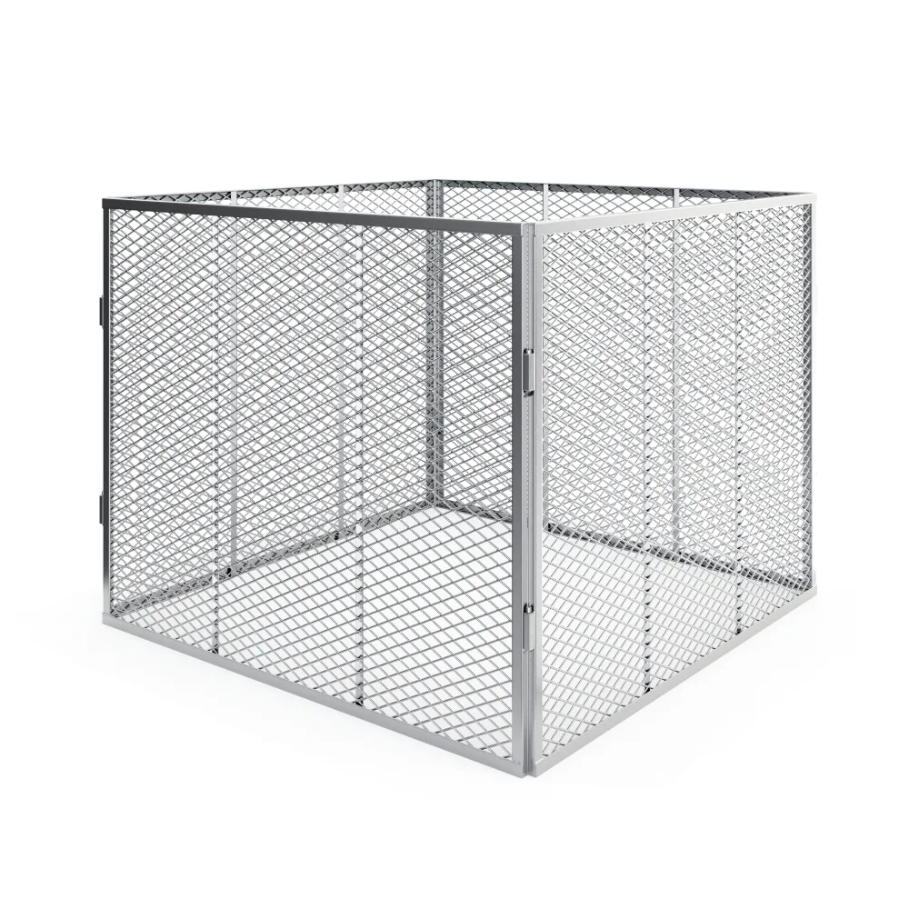 Komposter Metall 800L 100 x 100 x 80 cm