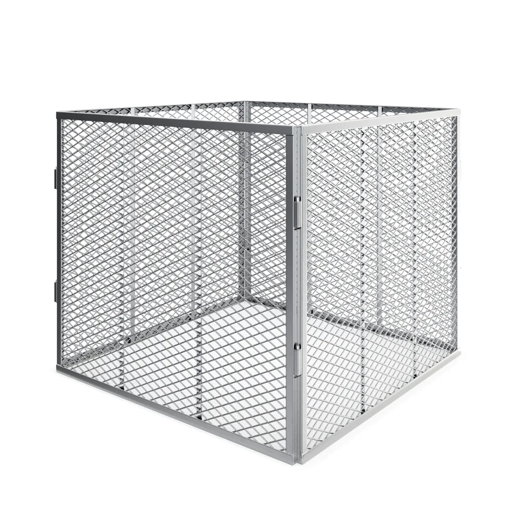 Komposter Metall 450L 80 x 80 x 70 cm