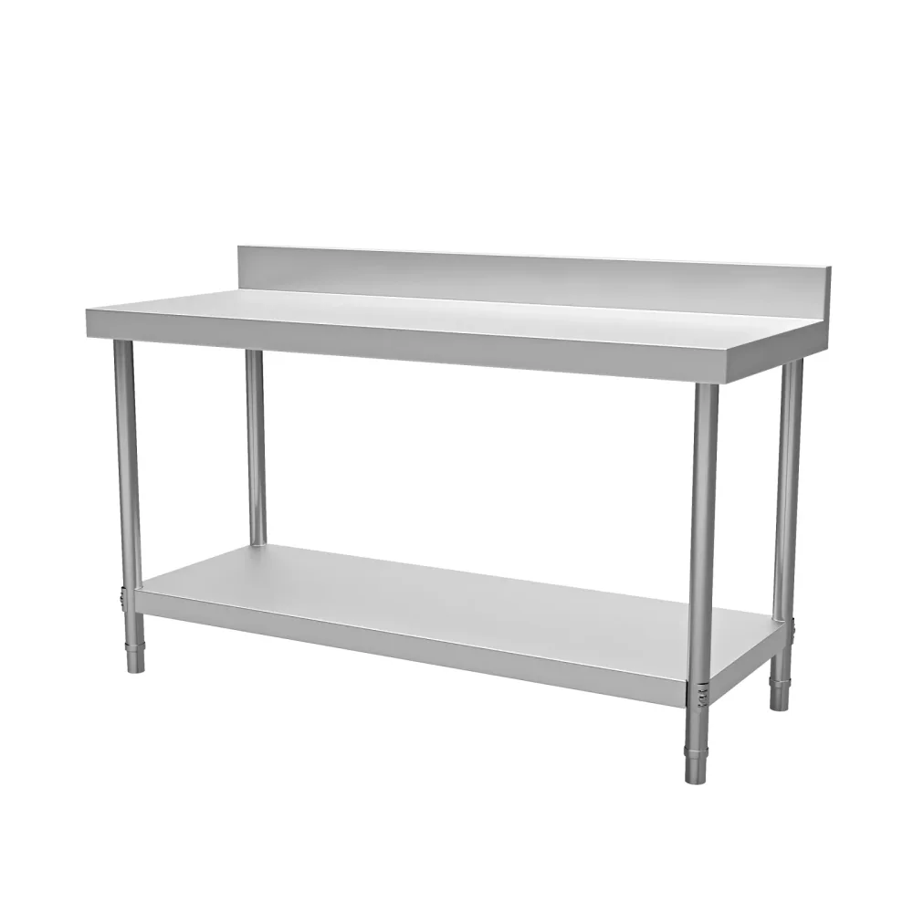 Arbeitstisch Edelstahl 150 x 60 cm