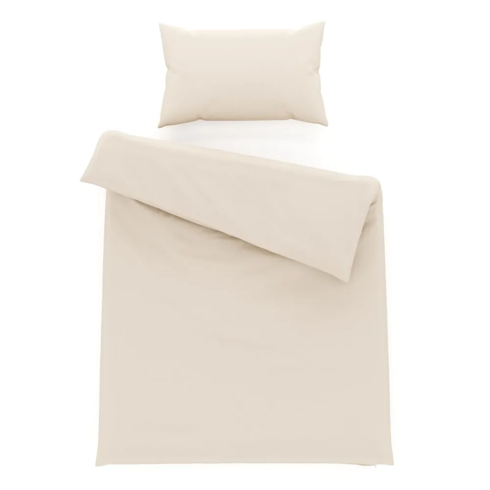 Bettwäsche Set 65 x 100 cm + 160 x 210 cm beige